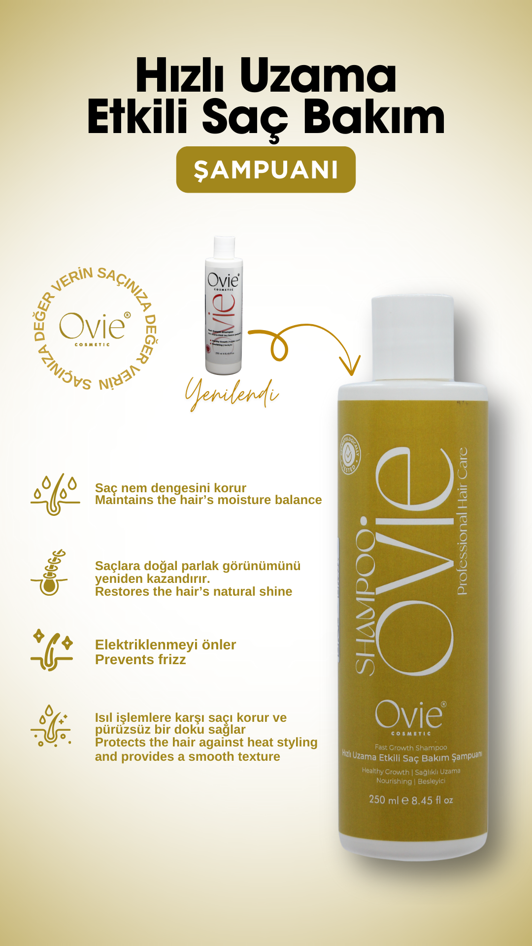 Hızlı Uzatma Etkili Saç Bakım Şampuanı