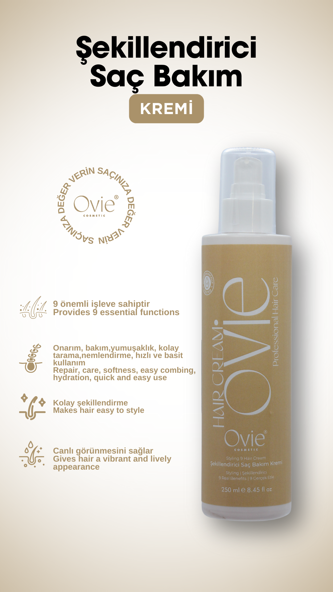 Şekilendirici Saç Bakım Kremi