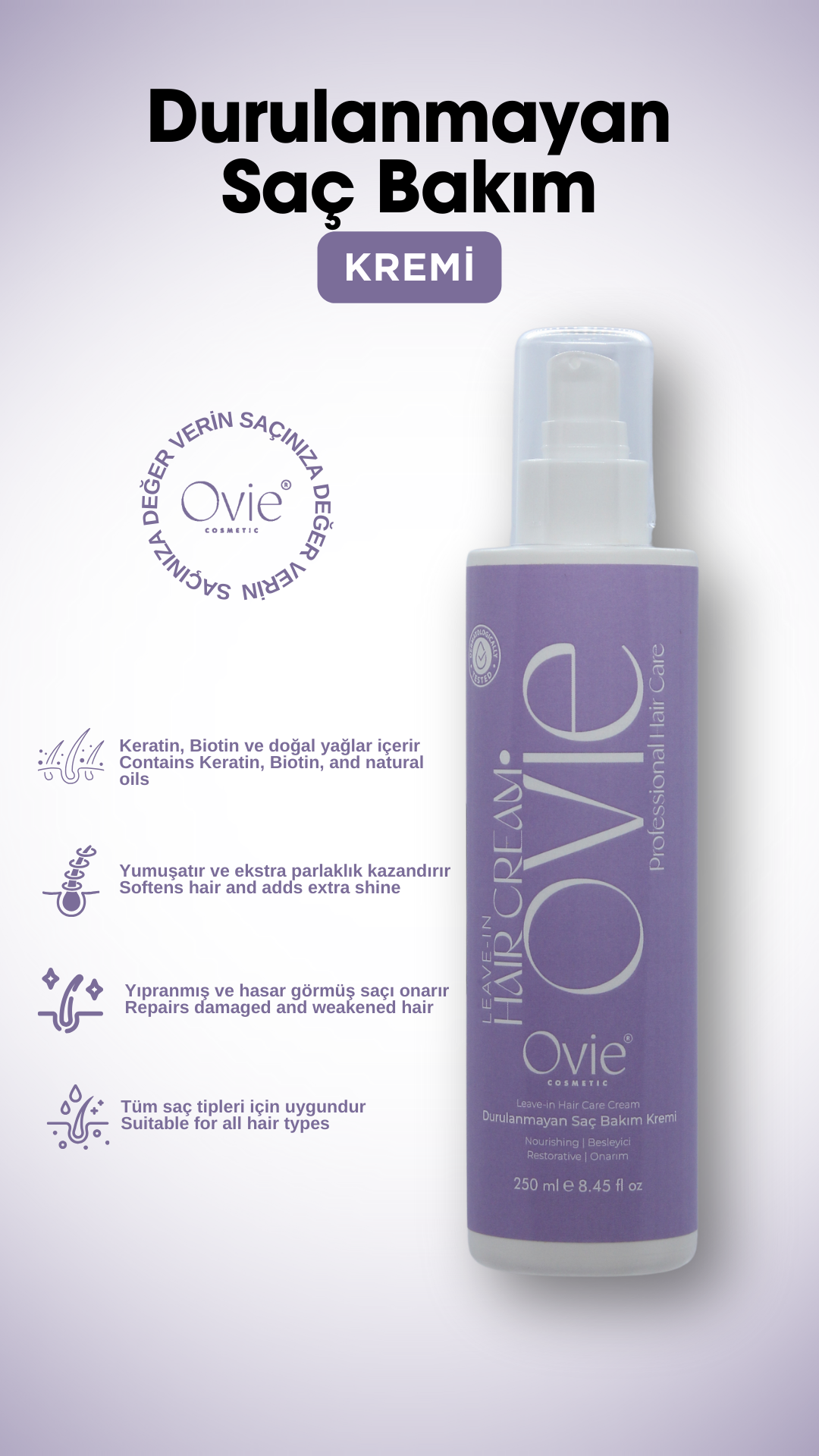 Durulanmayan Saç Bakım Kremi