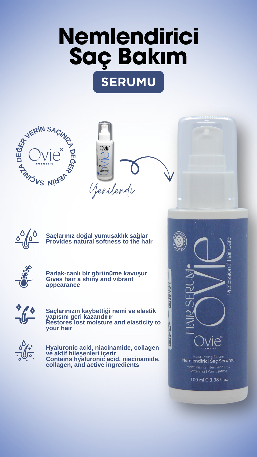 Nemlendirci Saç  Bakım Serum