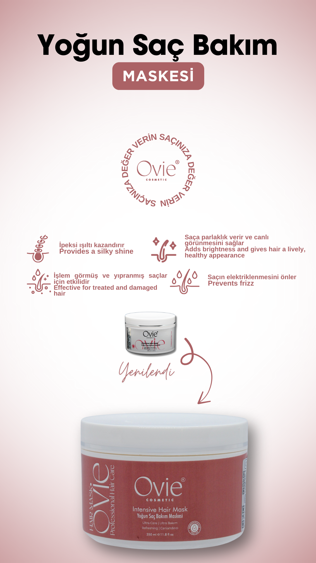 Yoğun Saç Bakım Maskesi