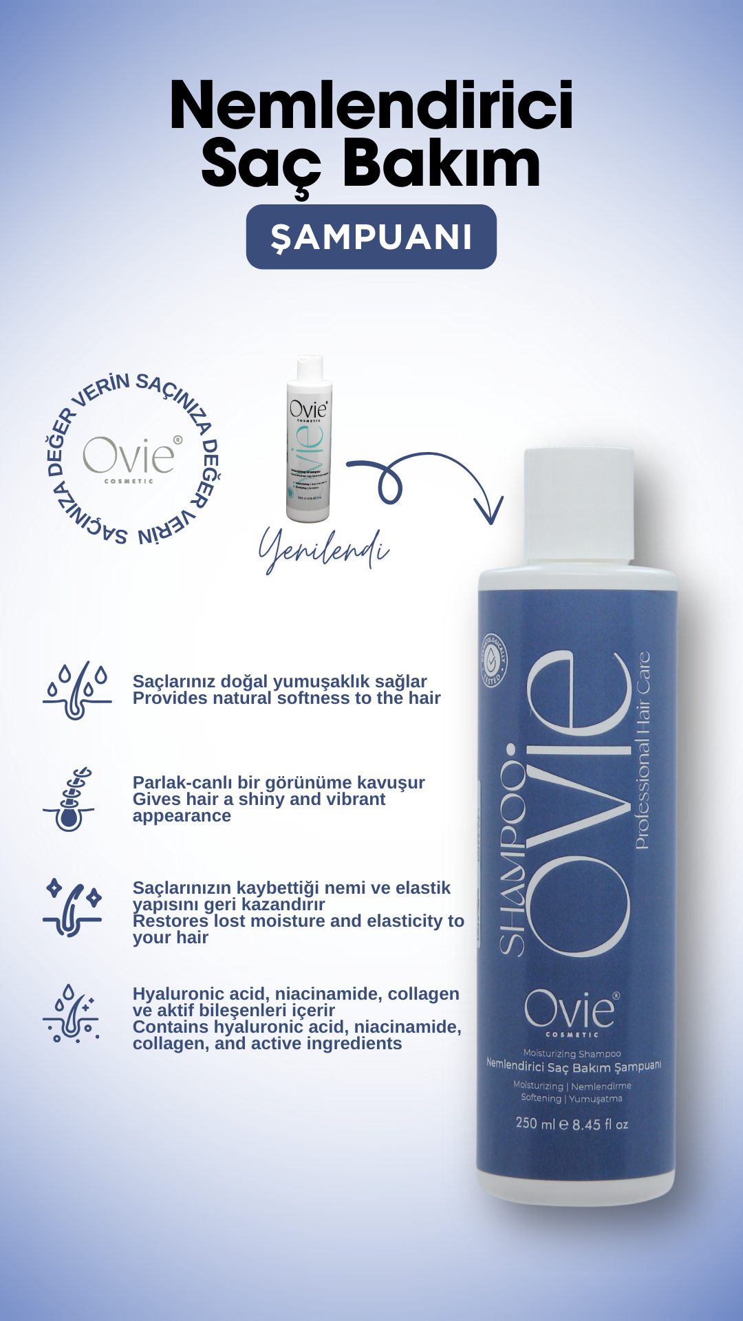 Nemlendirici Saç Bakım Şampuanı