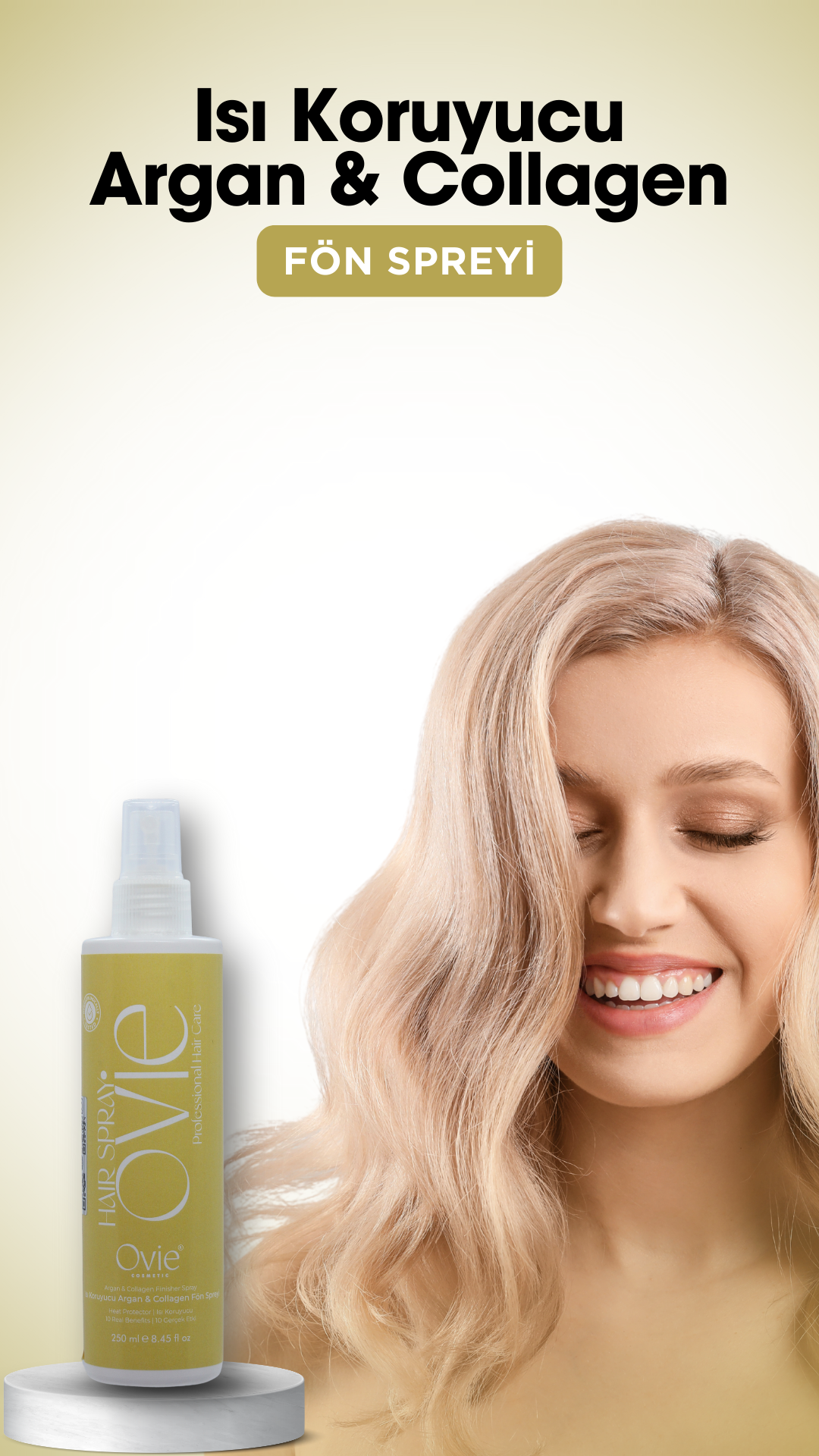 Isı Koruyucu Argan & Collagen Fön Spreyi